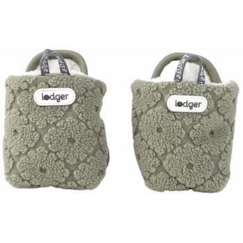 Lodger Slipper Folklore Fleece тапочки SL 632_12-18, 12-18M, 100% полиэстер, липучка, нескользящая подошва, зеленый (SL 632_12-18)