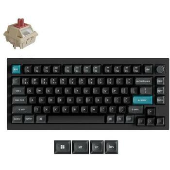 Keychron клавиатура Q1U-M1 75% беспроводная механическая клавиатура, 8K частота опроса, RGB LED подсветка (Q1U-M1)