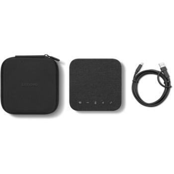Lenovo Спикерфон 6000 4Y71Q47766, 12ч, Bluetooth 5.3, 8 микрофонов, IP54, черный, USB-C, Windows 10, Windows 11 (4Y71Q47766)