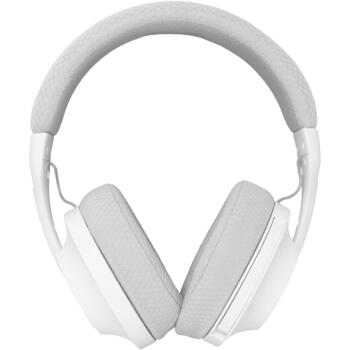 White Shark Беспроводные игровые наушники FALCON WHITE/GREY, 175g, 40mm, 121dB, 30Ω, 20-20000Hz, 2 динамика, 1.5m кабель (FALCON WHITE/GREY)
