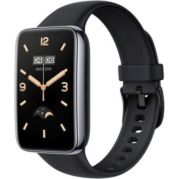 Fixed Silikona siksna Xiaomi Mi Smart Band 7 Pro FIXSSTB-1056-BK, melna, sviedru izturīga, ūdensizturīga (FIXSSTB-1056-BK)