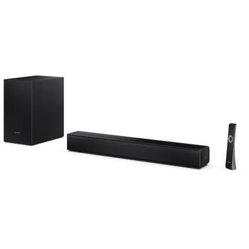Sharp Компактная 2.1 Звуковая панель с беспроводным сабвуфером HT-SBW121, 240 Вт, Bluetooth, беспроводное соединение, черный (HT-SBW121)