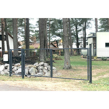 Žoga vienviru kvadrātprofila vārtu vērtne W1M 1x1,5m, Zaļa RAL6005 (000681)