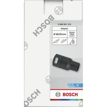 BOSCH 2608001215 универсальный адаптер, 35мм, Click & Clean, для шланга пылесоса (2608001215)