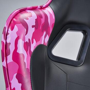 Subsonic Pro Gaming Pink Power SA5609-PP, игровое кресло, 53см, 123-133см, 125кг, экокожа, регулируемое (SA5609-PP)