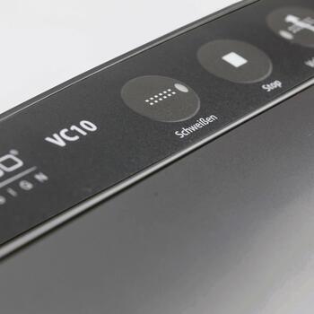Caso вакуумный упаковщик VC 10 PlusEdition 01374, 110 Вт, контроль температуры, черный/серебристый, компактный дизайн (01374)