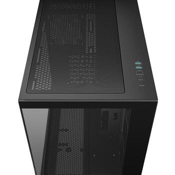 Deepcool CG530 Korpuss R-CG530-BKNDA0-G-1, 2xUSB 3.0, 1xUSB 2.0, 1xKombinētā pieslēgvieta, 7 paplašināšanas sloti (R-CG530-BKNDA0-G-1)