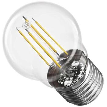 Emos LED лампочка Filament Mini Globe ZF6D02, 1,8 Вт, 250 лм, теплый белый, E27, 360°, 25 000 часов, 4 чипа (ZF6D02)