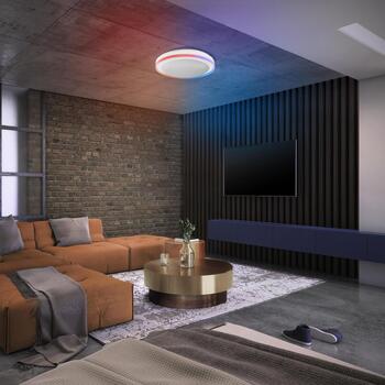 Osram SMART+ WIFI ORBIS MAGIC настенно-потолочный светильник 4099854472374, 38Вт, 1050лм, 2700-6500К, IP20, 50000ч, RGBTW, Wi-Fi (4099854472374)