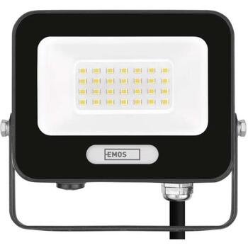 Emos LED прожектор GLARO ZS2224B, 20 W, 2000 lm, IP65, нейтральный белый, алюминий, 120°, 20 000 ч (ZS2224B)