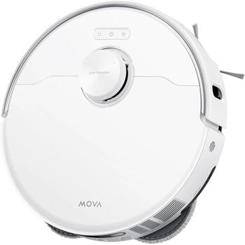 Mova робот-пылесос P50 Pro Ultra, 19000 Па, 5200 мАч, 3.2 л, 4 л, влажная и сухая уборка, док-станция, аккумулятор, белый (P50 Pro Ultra)