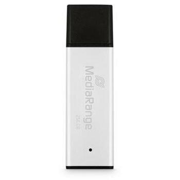Mediarange USB флеш-накопитель MR1903, 256 ГБ, USB Type-A, 3.2 Gen 1, скорость чтения 220 МБ/с, скорость записи 140 МБ/с, алюминий (MR1903)