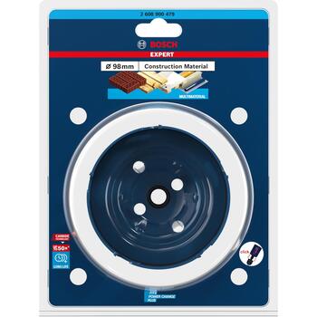 Bosch Construction caurumu zāģis 2608900479, 98mm, Power Change, HEX, karbīds, betonam, kokam, mūrim (2608900479)