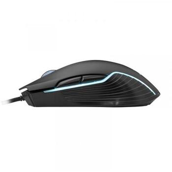 White Shark Игровая мышь AZARAH, 7200 DPI, 7 кнопок, 1.8 м, RGB подсветка, черная (AZARAH)