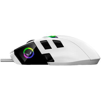 Проводная игровая мышь 8000 Гц poll rate 16000 DPI 6–7 кнопок RGB Белая LRG MSP80 WH Lorgar (LRG-MSP80-WH)