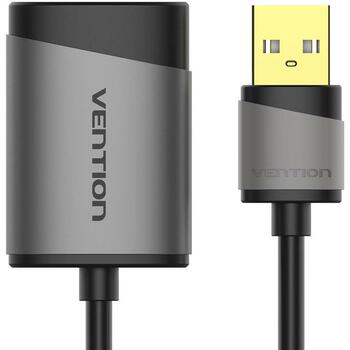 Vention USB внешняя звуковая карта CDKHB 16 бит, 44100-48000 Гц, USB, кабель 0.15 м, серый (CDKHB)