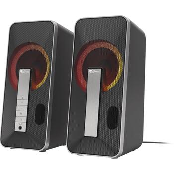 Genesis Datorskaļruņi Helium 100BT RGB NCS-1635, 2.0 kanāli, 10 W, 120-20000 Hz, Bluetooth 5.0, USB, 3.5 mm, RGB apgaismojums (NCS-1635)