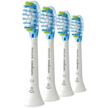 Philips Zobu birstes galvas HX9044/87 4 gab., Balta, Vidēja sari, 62000 vibrācijas/min, 3 mēneši nomaiņai (HX9044/87)