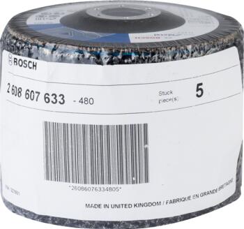 Tīrīšanas disks metālam 125mm, leņķa slīpmašīnai, Mazām leņķa slīpmašīnām PRO N377 TĪRĪŠANAS DISKS, 2608607633 BOSCH (2608607633)