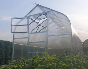 Siltumnīca KLASIKA STANDART 25 - 2,5 x 10m - 6mm polikarbonāta 4779037490547 KLASIKA GREENHOUSE (4779037490547)