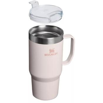 Stanley Кружка 2813854058 0,71L, нержавеющая сталь, сохраняет тепло до 2,5 ч, холод до 7 ч, холод с льдом до 30 ч, розовая (2813854058)