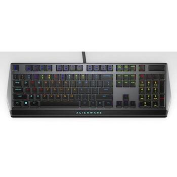 Dell Alienware spēļu klaviatūra AW510K 545-BBCL, USB, RGB, CHERRY MX Low Profile Red, QWERTY, 910g (545-BBCL)