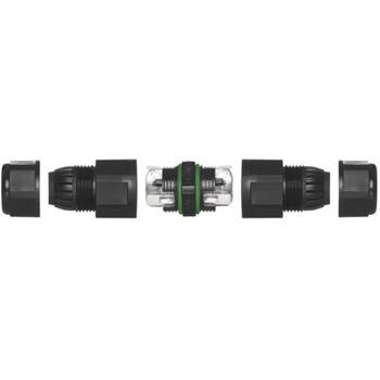 Emos Пластиковый кабельный соединитель ZS9020, 16A, 250V, 50/60Hz, IP68, черный, защита от мерцания, защита IK08 (ZS9020)