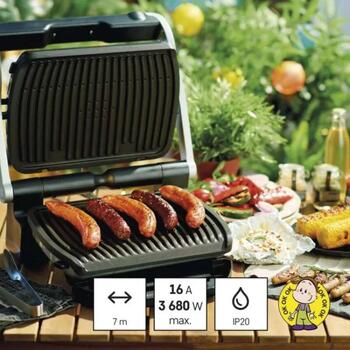 Emos Удлинитель P0127R, 7м, 1x2P+PE SCHUKO, 3 680W, PVH, защита от детей (P0127R)