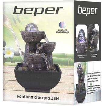 Beper Фонтан P201UTP200, ABS/Смола, 13x13x18см, LED освещение, регулируемый поток (P201UTP200)