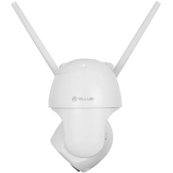 Tellur Smart WiFi Солнечная Камера P&T TLL331551, 3MP, 2K UltraHD, PIR, 20W, IP54, 19200mAh, двусторонний звук (TLL331551)