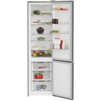 Indesit Комбинированный холодильник INKS 1401 S4E, 202.5см, 266л, 120л, 38дБ, класс E, серебристый, отдельностоящий, Low Frost (INKS 1401 S4E)