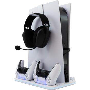 White Shark Игровой аксессуар KIMURA-2, 5 DC/3 A, 4500/4700/5000 RPM, 1xUSB A, Type-C, 0,23m, 15 дисковое хранение (KIMURA-2)