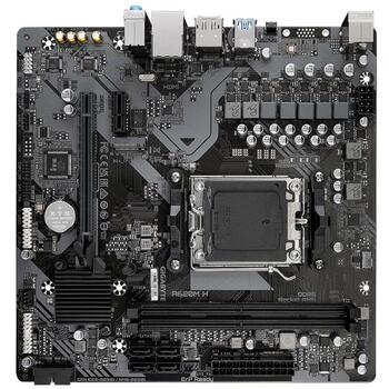 Gigabyte Mātesplate A620M H 2.2, AMD Socket AM5, 5+2+2 fāzes, līdz 7200MHz DDR5, 1xPCIe 4.0 M.2, GbE LAN, USB 3.2 Gen 1 (A620M H 2.2)