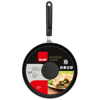 IBILI Indubasic panna 104598, 20 cm, alumīnijs, nepiedegošs pārklājums, indukcijai, melna (104598)