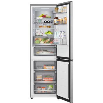 Lg Холодильник с морозильником GBBS716CMB, 333л, 60см, Нержавеющая сталь, Wi-Fi, Автоматическое размораживание, 3 отсека (GBBS716CMB)