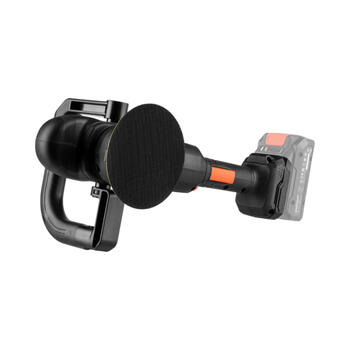 Dnipro-M DPE-200BC akumulatora ekscentriskā pulēšanas mašīna auto un virsmu pulēšanai 20V bezsuku 125mm 15mm 0-5500apgr./min (48373000)