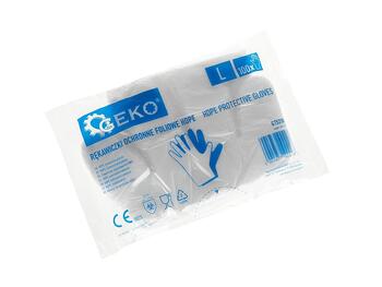 Vienreizlietojamie aizsargcimdi HDPE, GEKO, G75210, 100 gab. (G75210)