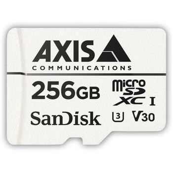 Axis карта памяти 02021-001 256 ГБ, MicroSDXC, UHS, скорость чтения 100 МБ/с, скорость записи 50 МБ/с, класс скорости UHS 3 (02021-001)