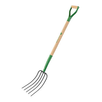 Kūtsmēslu dakšas 5 zaru ar 125 cm koka kātu John Deere® BPJ-5D-JD TRUPER (BPJ-5D-JD)
