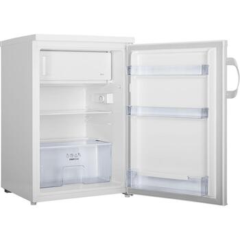 Gorenje Ledusskapis RB492PW, 107L, 13L, 40dB, E energoefektivitātes klase, LED gaisma, olu paplāte, ledus paplāte, CrispZone (RB492PW)