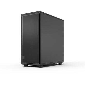 Fractal Design Datora korpuss Epoch FD-C-EPO1A-02, ATX, melns, rūdīts stikls, 3x 120 mm ventilatori, 372 mm GPU (FD-C-EPO1A-02)
