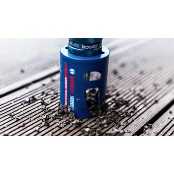 Bosch Construction корончатая пила 2608900475, 8 см, карбид, HEX, сухое бурение, бетон, дерево, кирпич (2608900475)