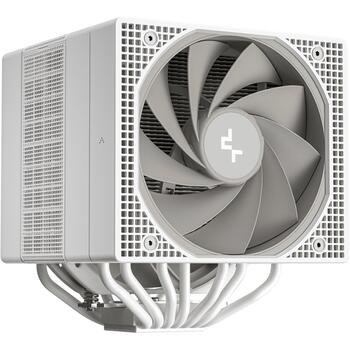 Deepcool ASSASSIN IV WH R-ASN4-WHNNMT-G, 58.06/79.1 cfm, 2 ventilatori, 7 siltuma caurules, PWM atbalsts, 29.3 dBA (R-ASN4-WHNNMT-G)