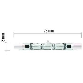 Emos Линейная галогенная лампа J78 ZE0102, 120 W, 230 V, 2250 lm, 3000 K, R7s, 4000 ч, 99 CRI (ZE0102)