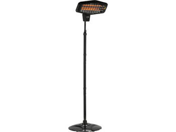 Lund infrasarkanais sildītājs 68793, 2200 W, 25 m², IP24, kvarca lampa, 5000 h, tālvadība, statīvs (68793)