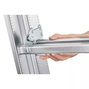 Hailo S80 ProfiStep duo 037215007, 2x15 pakāpieni, 150kg, 840cm, alumīnijs (037215007)