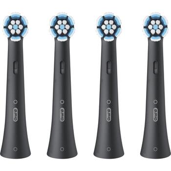 Oral-B nomaināmie zobu birstes uzgaļi iO GentleCare Black 4, 4 gab., pieaugušajiem, ļoti mīksti sari, krāsu maiņas indikators (iO refill GentleCare Black 4)