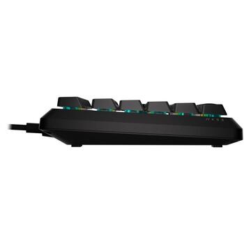 Corsair K55 CORE RGB klaviatūra CH-9226C65-NA, 110 taustiņi, RGB apgaismojums, 6 multimediju taustiņi (CH-9226C65-NA)