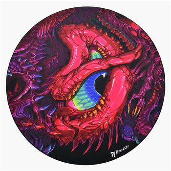 Arozzi Zona Round Floor Pad AZ-ZONA-PAD-CHAOS, 121см, 3мм, микрофибра, нескользящий, для офиса (AZ-ZONA-PAD-CHAOS)
