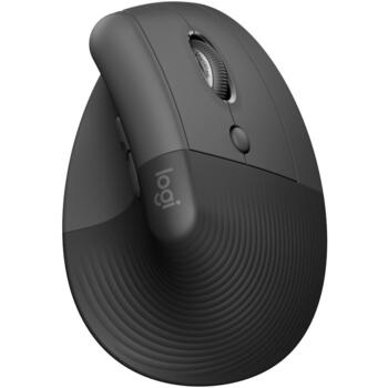 Logitech USB datorpele RIGH 910-006494, 4000 DPI, 4 pogas, akumulators AA, vertikāls dizains, ergonomisks (910-006494)